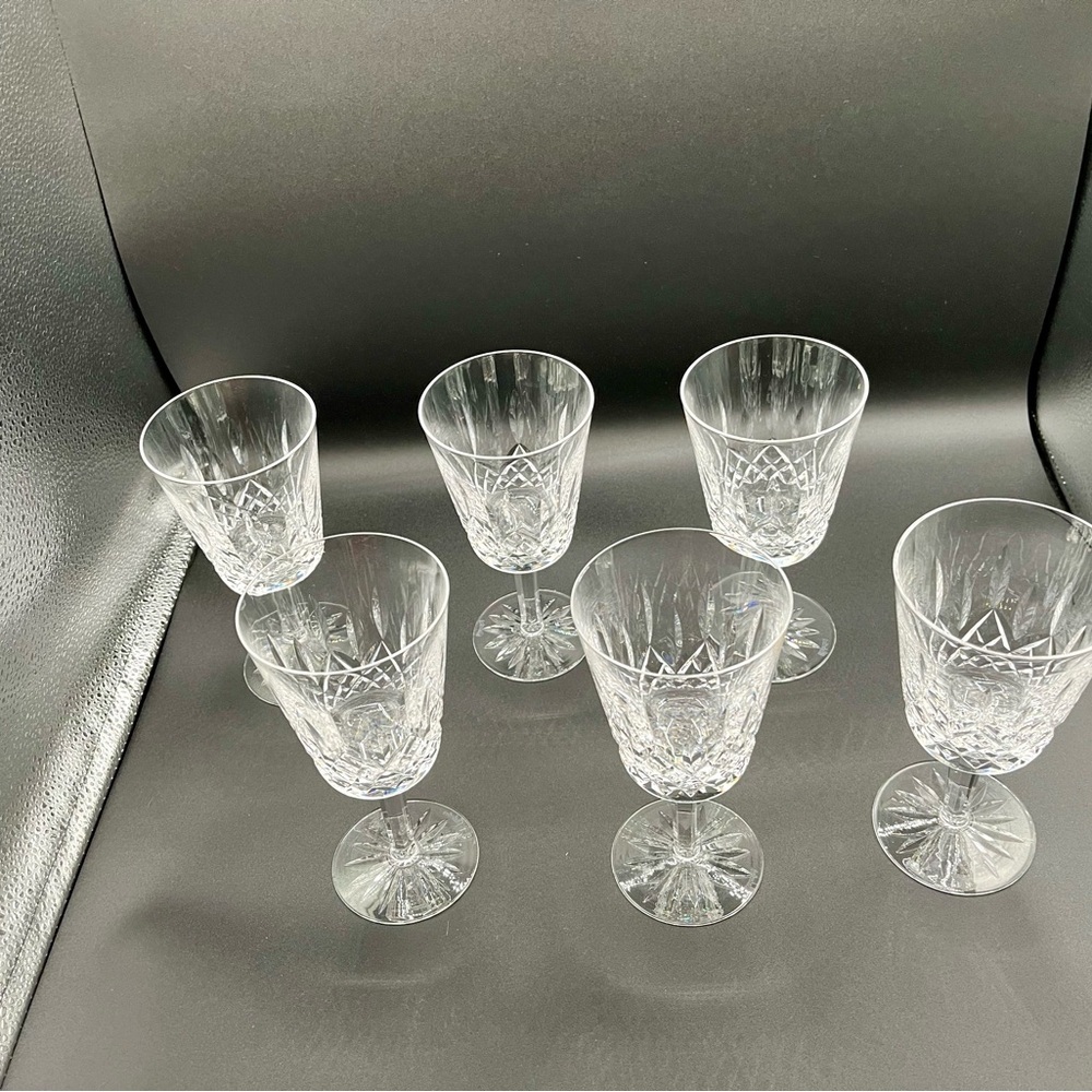 Collectible Waterford Crystal Goblets 7 Inch Tall 8-10 Ounce Handmade In Ireland - Picture 2 of 15